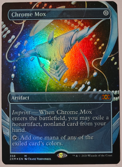 MTG Borderless Chrome Mox #358 -Double Masters [2XM] FOIL NM Magic the Gathering - Image 1