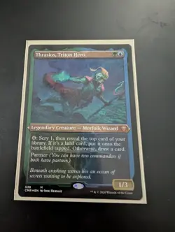 Thrasios, Triton Hero (Foil Etched) Commander Legends Foil - Image 1