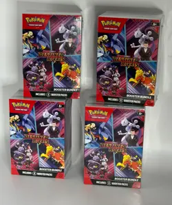 Pokemon Scarlet & Violet Destined Rivals Booster Bundle Lot of 4 (24 Packs) NEW - Image 1