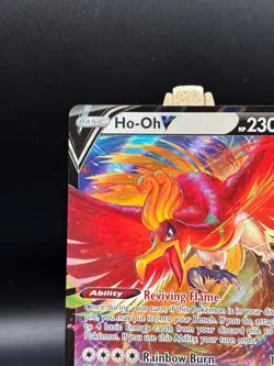 Ho-Oh V 140/195 Swsh12: Sword & Shield Silver Tempest Ultra Rare Pokemon - NM - Image 3
