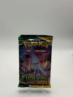 2021 Pokemon Evolving Skies Booster Pack Factory Sealed - Image 1