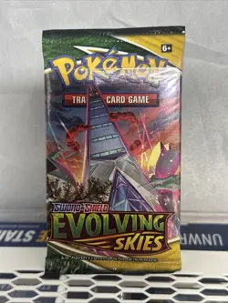 Pokemon TCG Evolving Skies Booster Pack SWSH English Factory Sealed - Random Art 820650808777 - Image 1