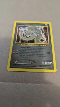 Pokemon Neo Destiny Unlimited- Shining Steelix Holo Secret Rare 112/105 HP - Image 3