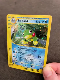 Politoed Holo Rare Pokemon TCG eReader Aquapolis Set H23/H32 2003 NM - Image 5