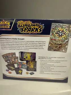 Pokemon TCG Surging Sparks ETB Elite Trainer Box FACTORY SEALED NEW - Image 2