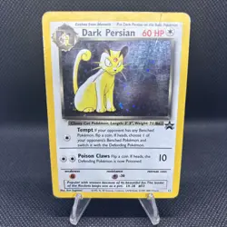 Pokemon TCG Dark Persian 17 Black Star Promo HOLO - Image 1