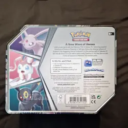 Pokemon TCG: V Heroes Tin - Espeon V Brand NEW Sealed 820650851322 - Image 2