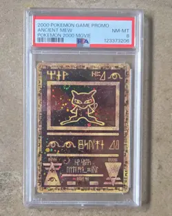 PSA 8 🌀Ancient Mew Promo Holo- DOUBLE SWIRL 🌀Pokemon - Image 4