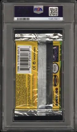 PSA 8 NM-MT 1999 POKEMON JUNGLE UNLIMITED FLAREON ART SEALED BOOSTER PACK - Image 2
