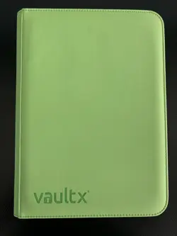 Vault X 9 Pocket Zip Binder Pokemon SV7 Stellar Crown 1st First Edition - Used - Image 1