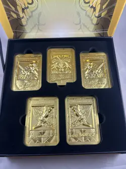 Yugioh! Exodia The Forbidden One 24k Gold Plated Ingot Set RARE LIMITED EDITION - Image 2