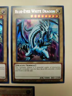3x Yu-Gi-Oh! Blue-Eyes White Dragon CT14-EN002 Secret Rare NM/LP - Image 5