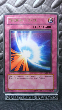 | Yugioh Mirror Force MRD-138 FOIL SHIFT MISPRINT Ultra Rare Metal Raiders HP | - Image 1
