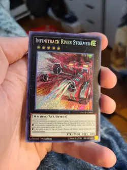 Yugioh Infinitrack River Stormer INCH-EN007 1st Secret Rare - Image 1