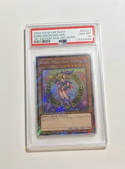 PSA 10 Yu-Gi-Oh! Dark Magician Girl #RA03-EN123 Platinum Rare 1st Ed 6th Art - Image 1