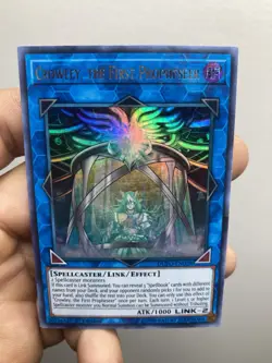 Yugioh Crowley, the First Propheseer DUPO-EN028 Ultra Rare 1st Ed NM - Image 1