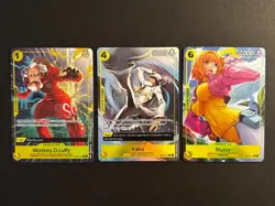 One Piece Egghead ST29 Monkey D. Luffy ST29-012, Stussy 006, Kaku 003 Alt Art - Image 1