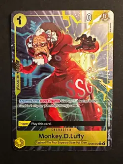 One Piece Egghead ST29 Monkey D. Luffy ST29-012, Stussy 006, Kaku 003 Alt Art - Image 2