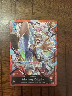 Monkey.D.Luffy ST21-001 One Piece TCG Starter Deck EX: Gear 5 Foil NM Leader C🔥 - Image 1