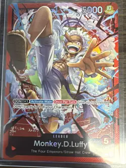 One Piece TCG Starter Deck EX Gear 5 Monkey D. Luffy ST-21 English - Image 1