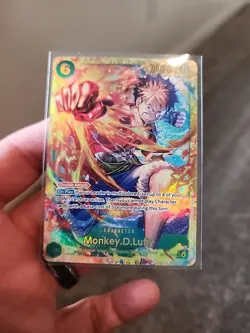 Monkey.D.Luffy SEC OP13-118 Carrying On His Will One Piece TCG NM English - Image 1