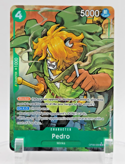 Pedro - OP08-030 Alt Art - Two Legends - One Piece English NM - Image 1