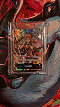 One Piece TCG | Rebecca | OP04-039 | Alt Art | Kingdoms of Intrigue | Leader NM - Image 1