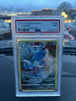 2022 POKEMON SWORD & SHIELD ASTRAL RADIANCE TG03 FULL ART/KINGDRA - PSA 9 - Image 1