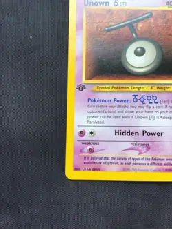 Pokemon Cards: Neo Destiny 1st Edition Common: Unown T 88/105 - Image 5