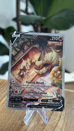 Pokemon TCG Flareon v SWSH179 Black Star Promo - NM/Mint - Image 1