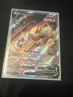 Pokemon TCG Flareon v SWSH179 Black Star Promo - Image 1