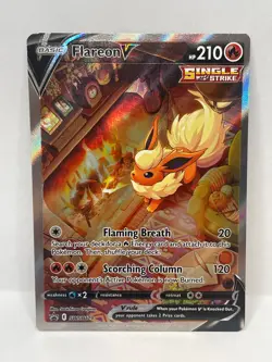 Pokemon TCG Flareon V Black Star promo SWSH179 - Image 1