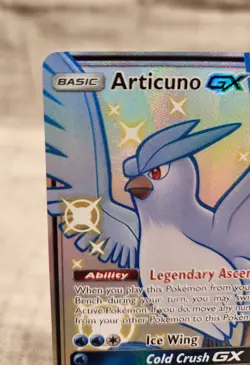 Pokemon TCG card Articuno GX SV54/SV94 Hidden Fates: Shiny Vault Holo NM Nice - Image 5