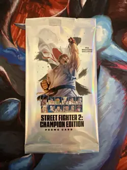 Street Fighter 2: Champion Edition Promo Card Pack PSA Magazine Exclusive Sealed - Image 1