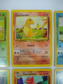 Pokemon Base Set Starters + Evolutions + Pikachus - Exact Cards! - Image 3