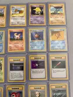 1999 Pokemon TCG Base Set Shadowless Lot 31 Cards No Duplicates - Image 4