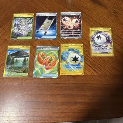 Pokemon Item / Stadium / Energy Hyper Rare & Full Art Collection Lot NM 7 Cards - Image 1