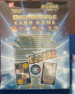 DIGIMON DIGI-BATTLE STARTER SET CARD GAME DECK ~ Factory Sealed - Image 3