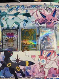 Pokemon: Lot of 3 Ultra Rare Full Art Cards NM Condition! - Image 1