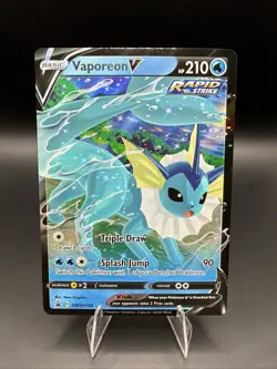 Vaporeon V SWSH150 SWSH: Sword & Shield Promo Cards Holo LP - Image 1