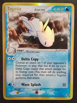 Pokemon Togetic 11/101 EX Dragon Frontiers Reverse Holo Rare Card 2006 English - Image 3