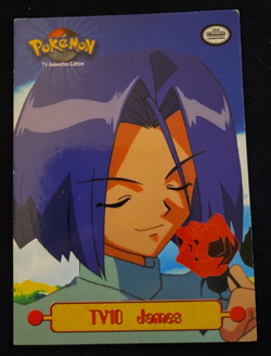 Pokemon TCG Topps TV Tv10 James Vintage 1999 Blue Logo Card LP - Image 1