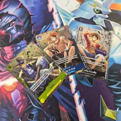 One piece card game - Three brothers promos - P-075 P-074 P-073 - Image 1