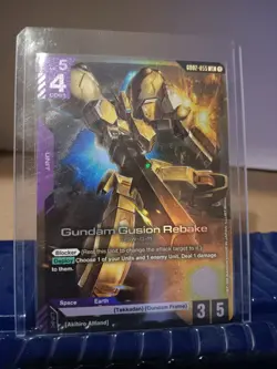 Gundam Gusion Rebake (LR) GD02-055 Gundam TCG Card Game - Dual Impact *English - Image 2