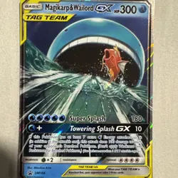 Magikarp & Wailord GX - SM166 - Black Star Promo - Pokemon Card - NM/M - Image 1