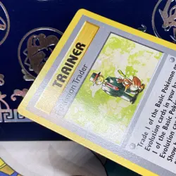 POKEMON TRADER 77/102 Base Set NM 1st EDITION Shadowless Pokemon TCG card - Image 5