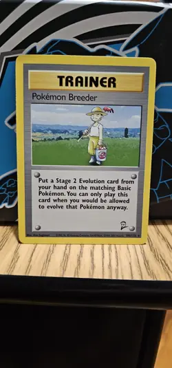 Pokemon TCG Trainer Breeder Card #105/130 Base Set 2 Regular - Image 1