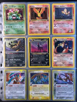 Lot of 90 ALL HOLO Vintage Pokemon Card Binder Collection - Image 2
