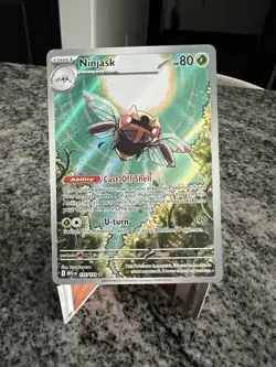 Pokemon TCG Ninjask Illustration Rare Card #137/132 Near Mint - Image 1