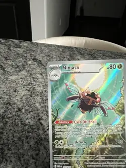 Pokemon TCG Ninjask Illustration Rare Card #137/132 Near Mint - Image 2